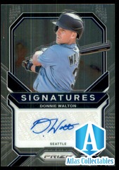 2021 Panini Prizm Signatures #25 Donnie Walton Auto